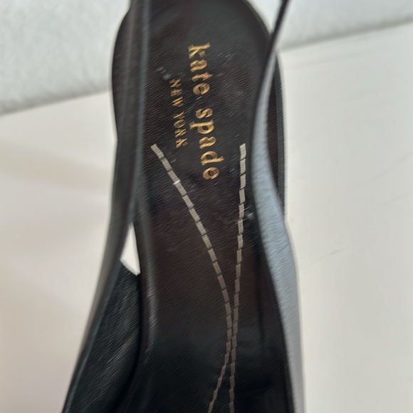 Kate Spade black slingback pumps, gorgeous 8.5 B - Picture 6 of 13